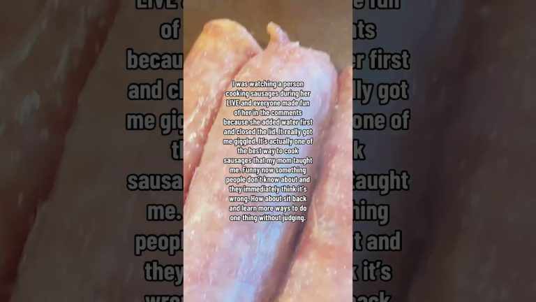 How do you cook sausages? #viral #howto #cook #sausage #food
