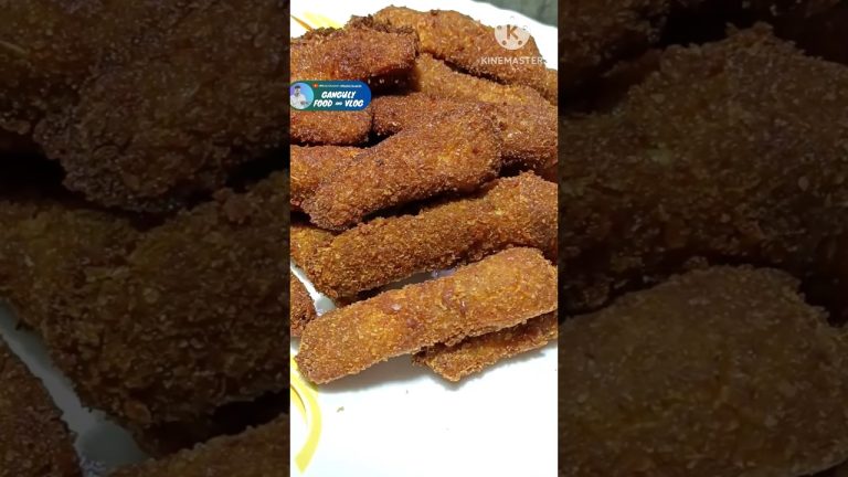মাছ আঙ্গুল! এ আবার কি রান্না। Fish Finger Recipe.#shorts #gangulyfoodandvlog #trending #viral
