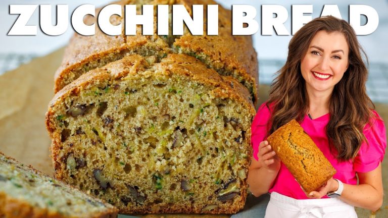 Easy and Moist Zucchini Bread Recipe – MUST TRY!