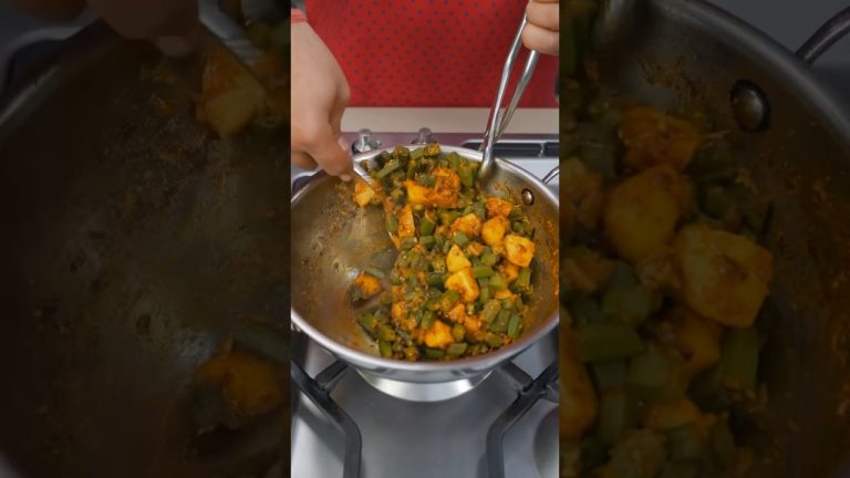 Sabse Instant Bhindi Ki Recipe – BHINDI MASALA #food #bharatzkitchen #recipe #cooking
