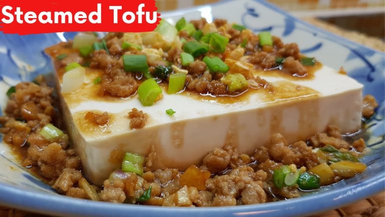 Simple Steamed Tofu Recipe with Minced Pork
