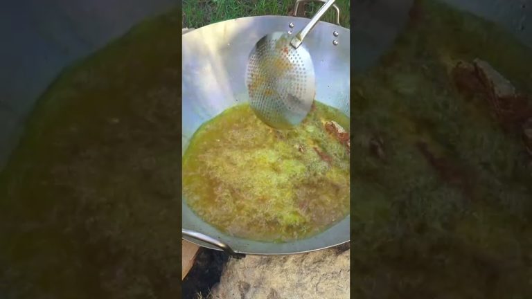 Massive Wood Fire Village Fish Fry #shorts #fishfry #indianfood #fish #recipes #cooking