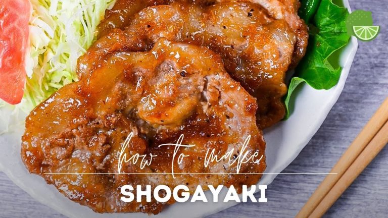 25 min Pork Shogayaki Recipe (Japanese Ginger Pork)