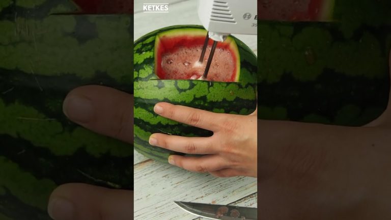 Watermelon smoothie – Best summer drink in 1 minutes