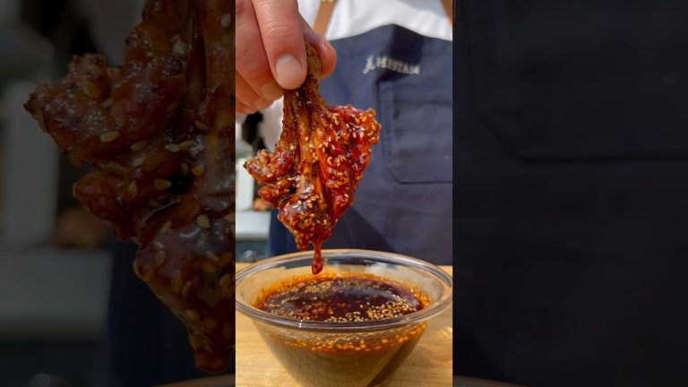 Grilled Gochujang Butterflied Chicken Drumsticks & Mini King Oyster Mushrooms #foodie #gochujang