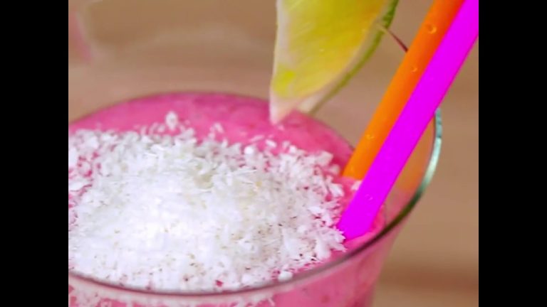 Raspberry and Pineapple Smoothie