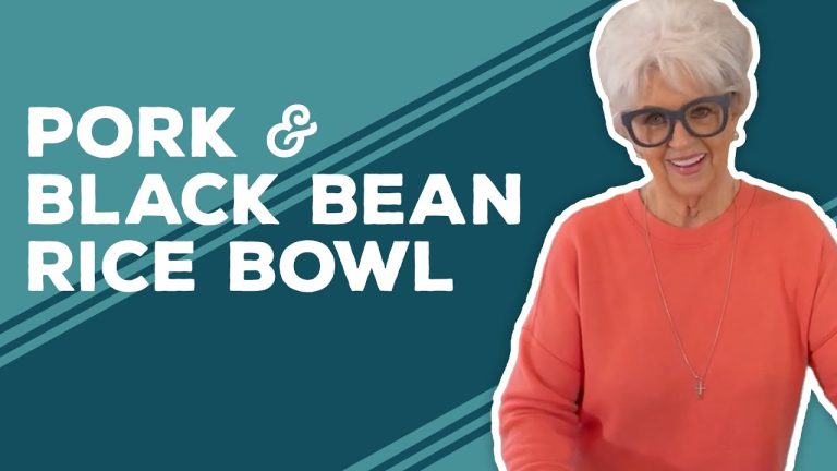 Love & Best Dishes: Pork & Black Bean Rice Bowl Recipe | Leftover Pork Recipes