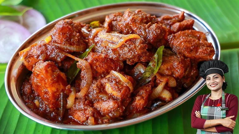 ചിക്കൻ പെരട്ടിന്റെ രുചി ഒരു രക്ഷയില്ലാട്ടോ💯👌| Simple & Easy Kerala Chicken Perattu | Chicken Roast