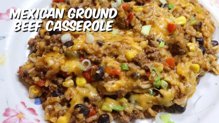 Mexican Ground Beef Casserole | MOLCS Easy Recipes