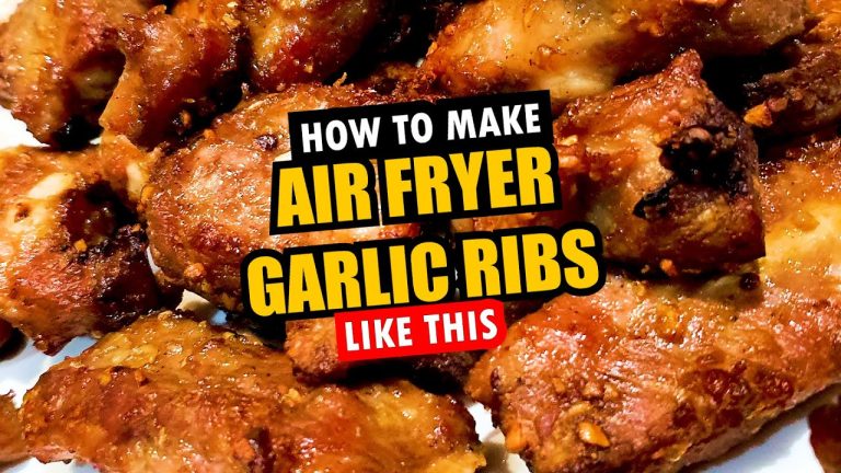 How to Cook Chinese Garlic Pork Ribs in Air Fryer in 30 minutes