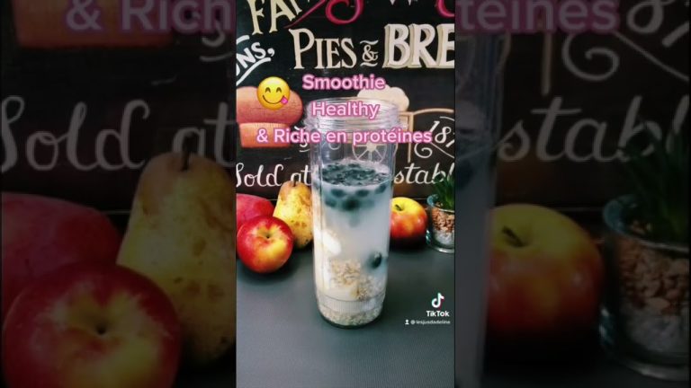 Smoothie Healthy & Riche en Protéines…Perte de Poids