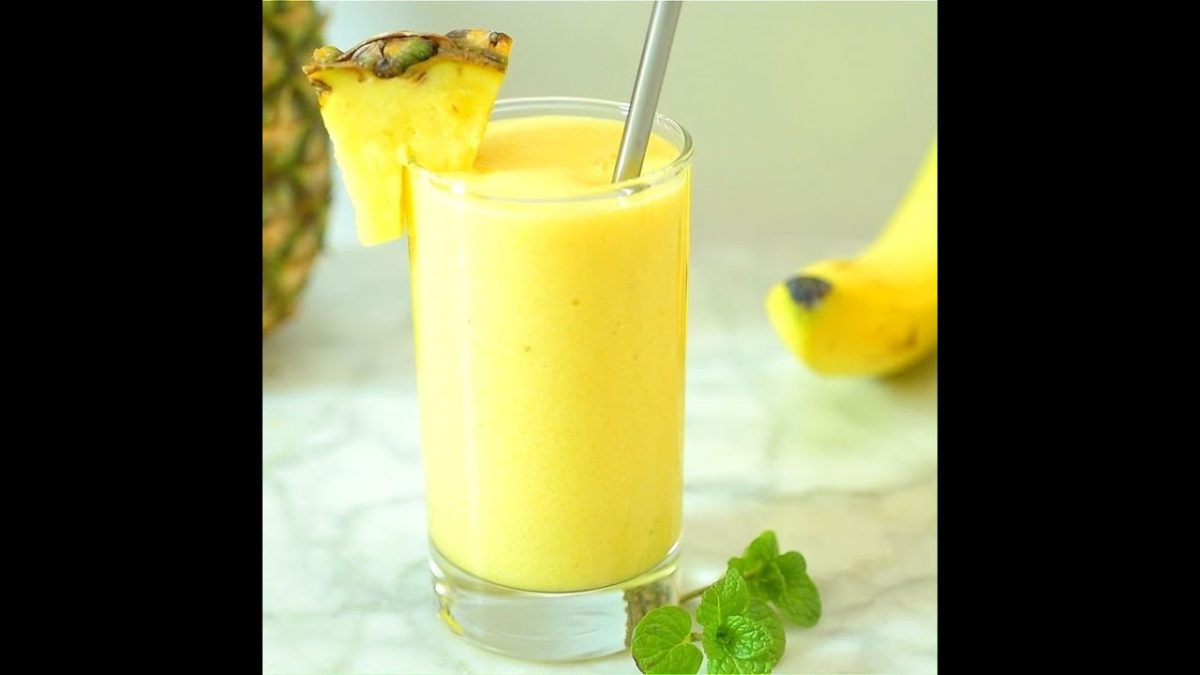 Tropical Banana Mango Smoothie Recipe, Easy to Make #shorts