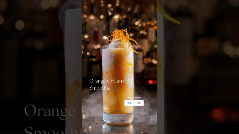 The Only Orange Creamsicle Smoothie Recipe You'll Ever Need