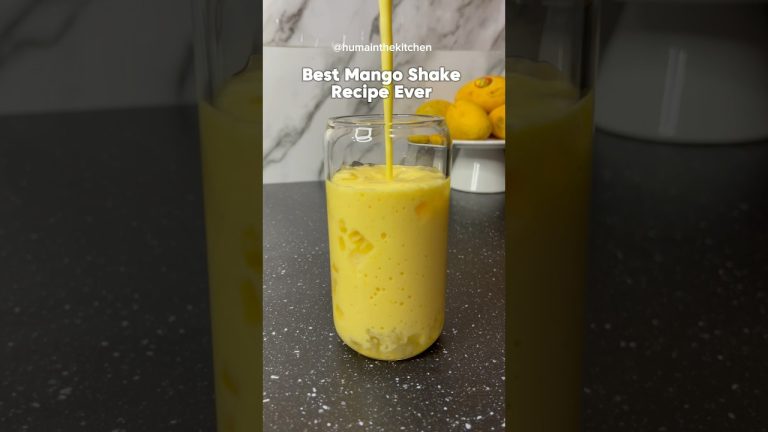 Best Mango Shake Ever #mango #shorts #viral #mangoshake #foryou #youtubeshorts