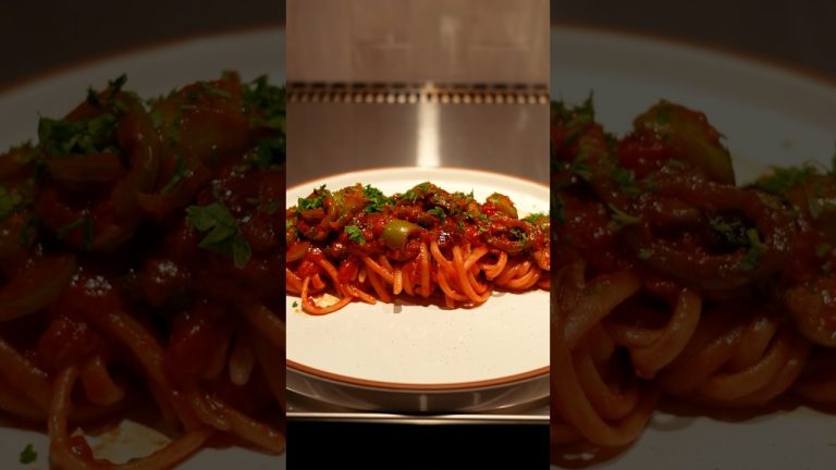 ASMR PASTA PUTTANESCA