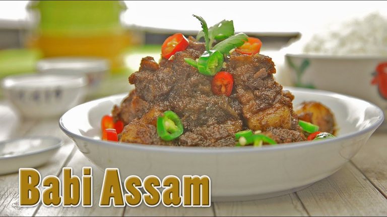 How To Make Babi Assam (Tamarind Pork) | Share Food Singapore