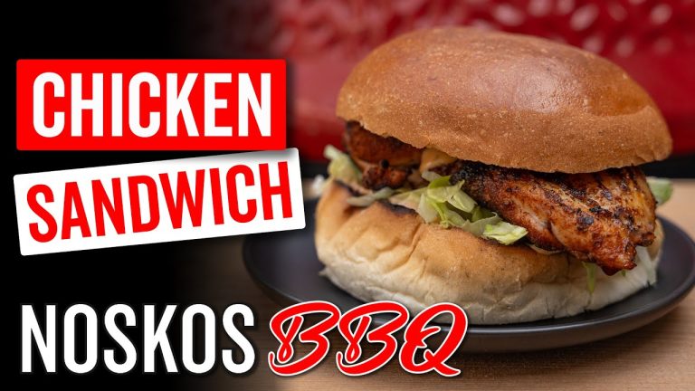 Makkelijke BBQ Chicken Sandwich met Sriracha Mayonaise