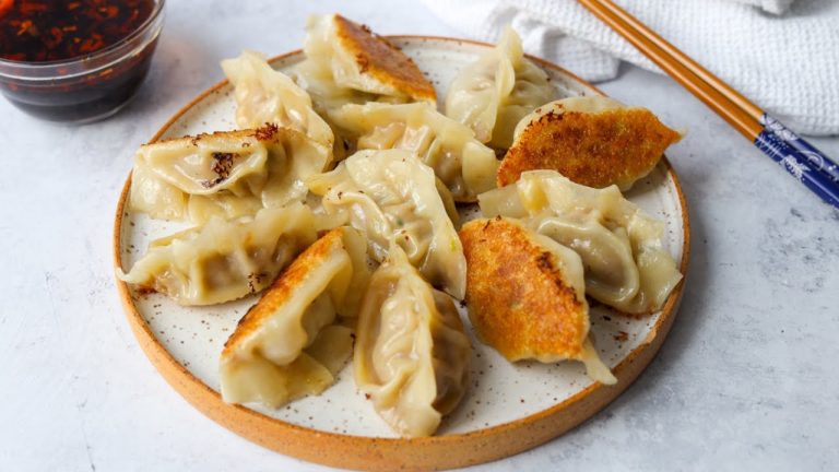 Crispy & Delicious Pork Cabbage Dumplings