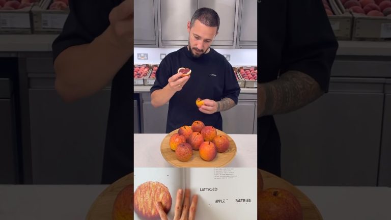 Fresh Peach 🍑 | So Real So Fresh So Yummy #cedricgrolet #redberries