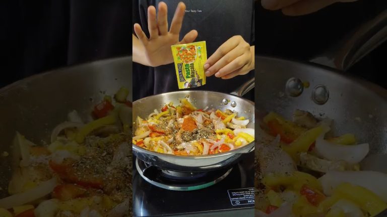 Vegetable Masala Pasta #shorts #pasta #viral #asmr #asmrsounds