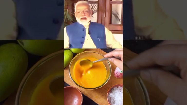 PM Modi Ji Favourite Recipe|Modi Loves Aamras|#shorts #shortsfeed #aamras #modi #akshaykumar #pmmodi
