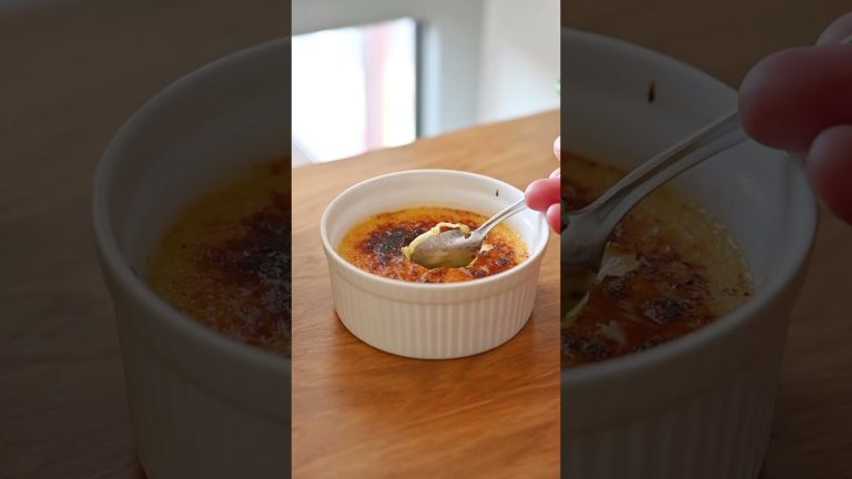 So Delicious Martha Stewart's Creme Brulee #shorts