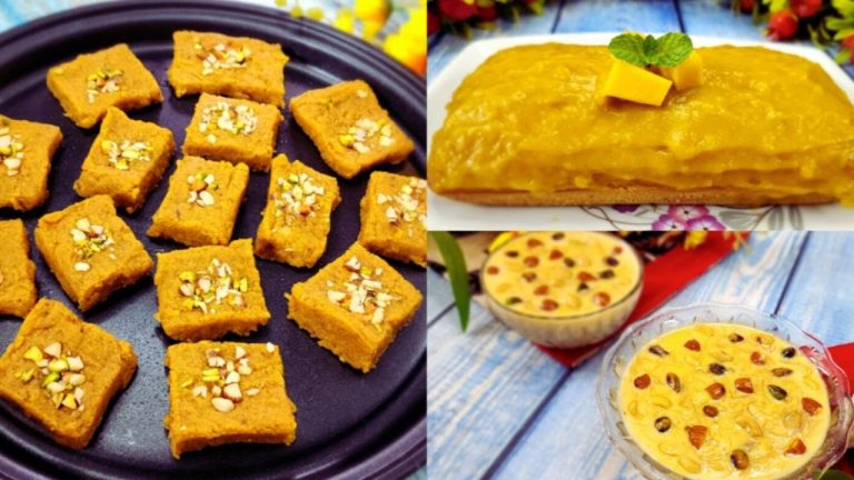 3 Mango Dessert Recipes | অল্প সময়ে মজাদার ৩ টি আমের ডেজার্ট | Mango Dessert | Dessert Recipes