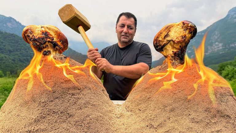 Baking Beef Legs in a Salt Shell! I Made Thor's Hammer To Cook This Ancient Recipe