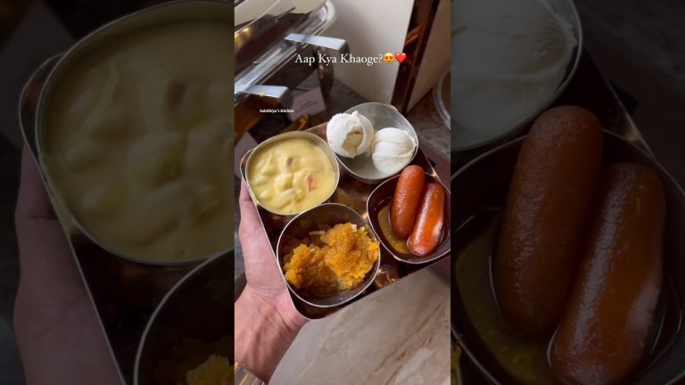 Unlimited Dessert Platter | आपको इनमें से क्या पसंद है? #shorts #dessert #explore #foodshorts