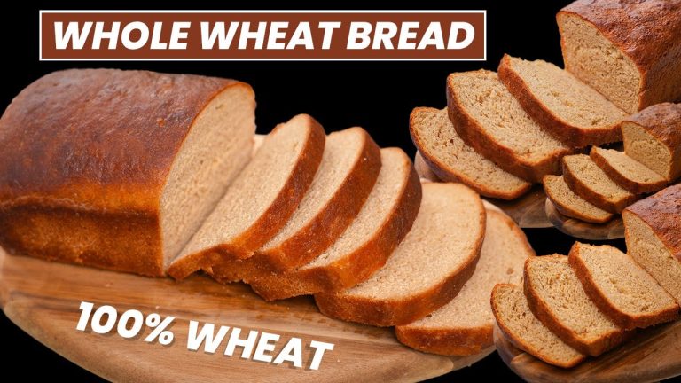 No Fail Bread Recipe | हेल्दी गेहूँ के आटे का ब्रेड घर पर बनायें | 100% Wheat Bread Recipe by Kabita