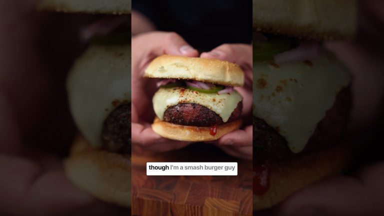 Have you seen a Queso Stuffed Cheeseburger?! #shorts