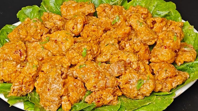 Chicken Dynamite Recipe | Spicy Tangy Restaurant Style Chicken Dynamite