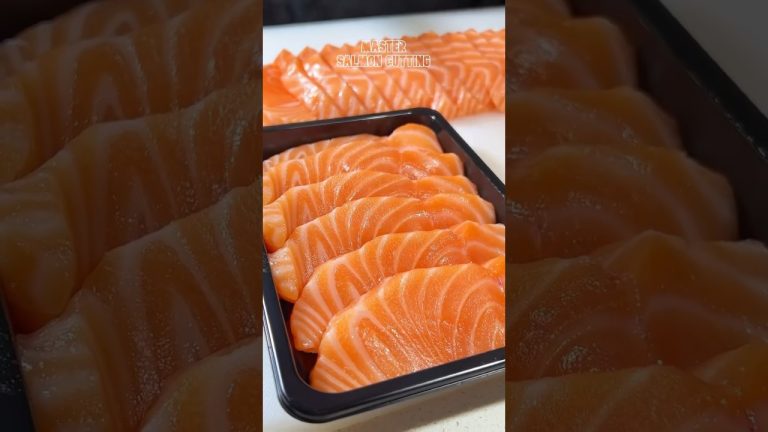 #salmonasmr #salmonsashimi #wholefish #salmoncutting #wholesalmon