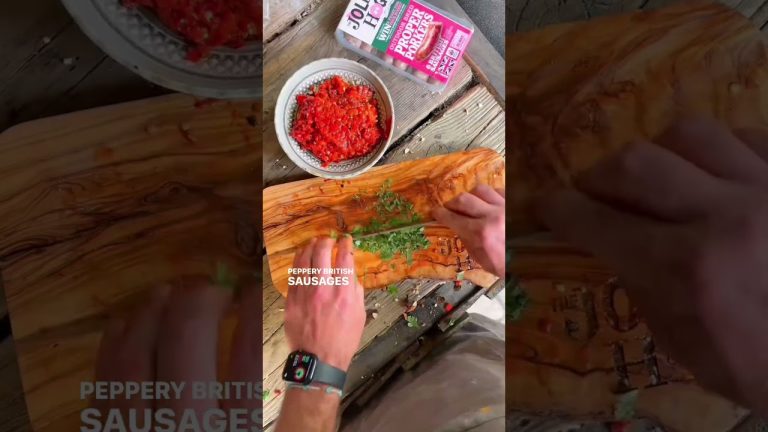 Romesco Sauce Dip Recipe. Crispy sausage loaded dip recipe with The Jolly Hog sausages. Loaded dip