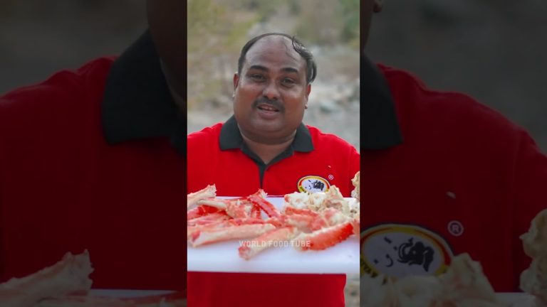 ★🦀 KING CRAB🦀★ | Dubai Sea Food | WORLD FOOD TUBE #shorts #reels