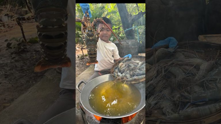 Yummy Big lobster 🦞 cooking
