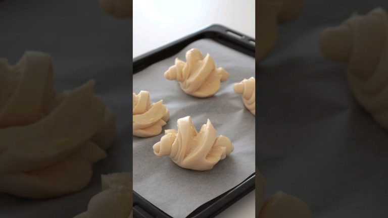 빵 반죽 이렇게 자르세요 Butter Roll Bread