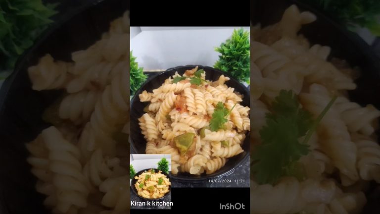 pasta recipe in hindi|pasta recipe white sauce#pasta#shorts#viral#recipe#trending#kiran k kitchen