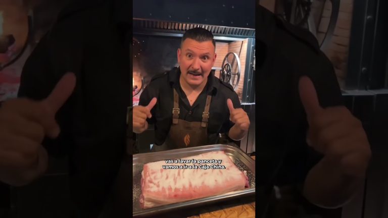 ¿Habías oído hablar de la caja china? 🤔 Hoy te enseño cómo cocinamos panceta en ella 🔥