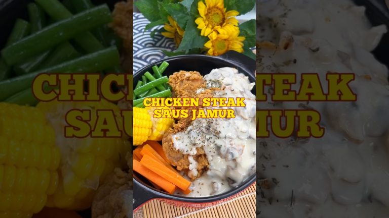 Chicken steak 🍄‍🟫 simple murah enak! #chickensteak #ayamgoreng #steak #olahanayam #reseptiktok