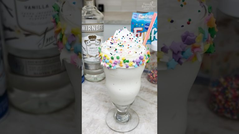 Funfetti Milkshake #cocktail #icecream e cream