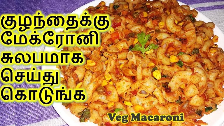 Easy Macaroni | Easy Pasta | Spicy Pasta Recipes | Veg Macaroni in Tamil | Veg Pasta in Tamil