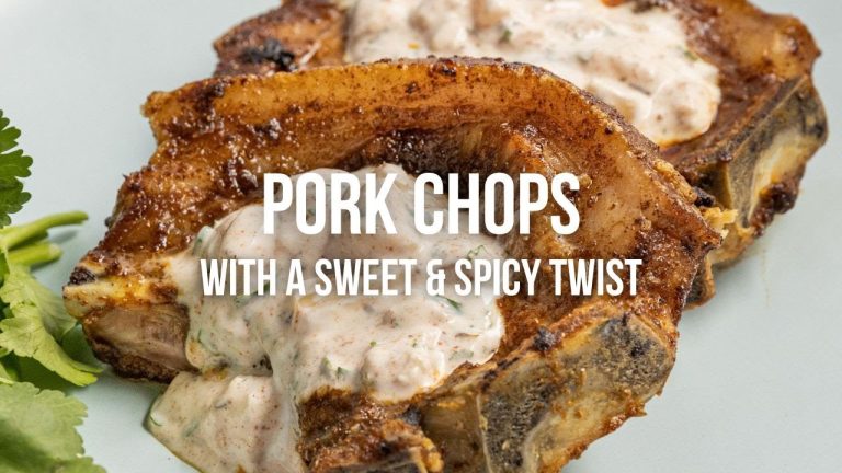 Pork Chops with a Sweet & Spicy Twist