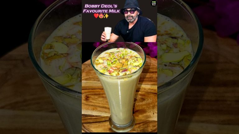 Bobby Deol’s Favourite Milk Recipe | #shorts #bobbydeol #milkshake