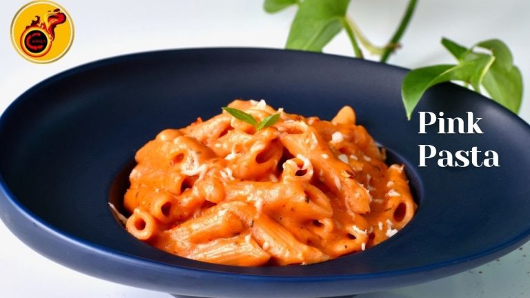 Red & White Sauce Pasta | Pink Sauce Pasta | Pink Pasta Restaurant Style | Kids Special |Ep:953