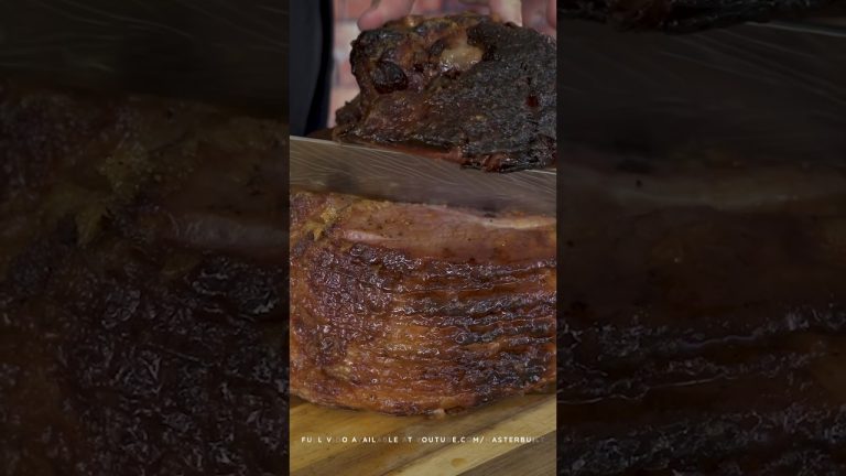 Double smoked ham with @Masterbuilt  #shorts