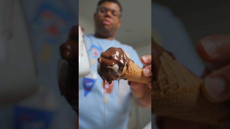 How to make ice cream magic shell #icecream #dessert #recipe #problemsolved