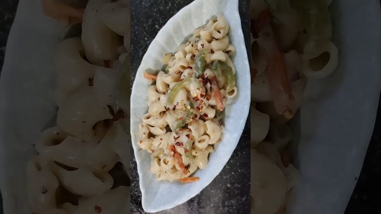 White sauce pasta | Easy and simple Pasta recipe✨#shorts #pastarecipe#whitesausepasta   #easy#tasty