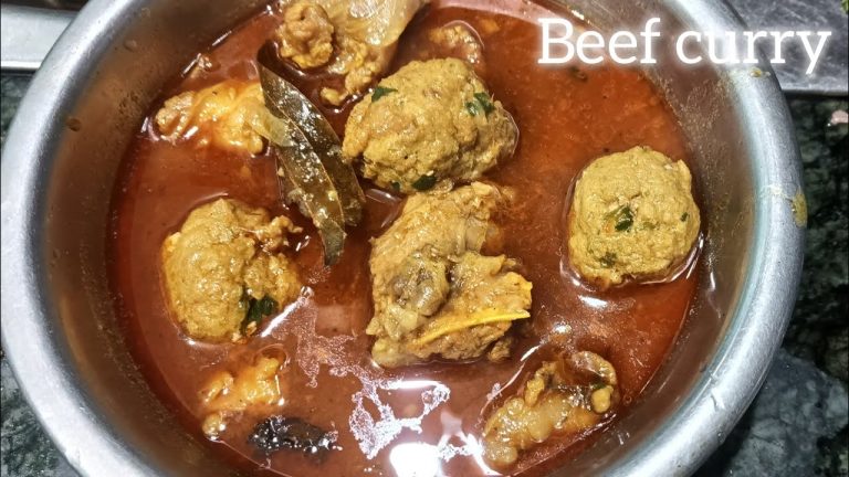 Easy Beef Curry Recipe | How to make Beef Curry Recipe in Pressure Cooker | Beef Recipes