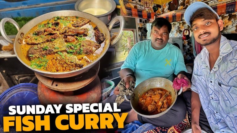 Aaj Banega Sunday Special Fish Curry 😋 || Cooking with truck Driver || #vlog